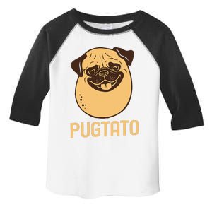 Funny Pug Dog Potato Cute Pugtato Dog Lovers Best Gift Toddler Fine Jersey T-Shirt