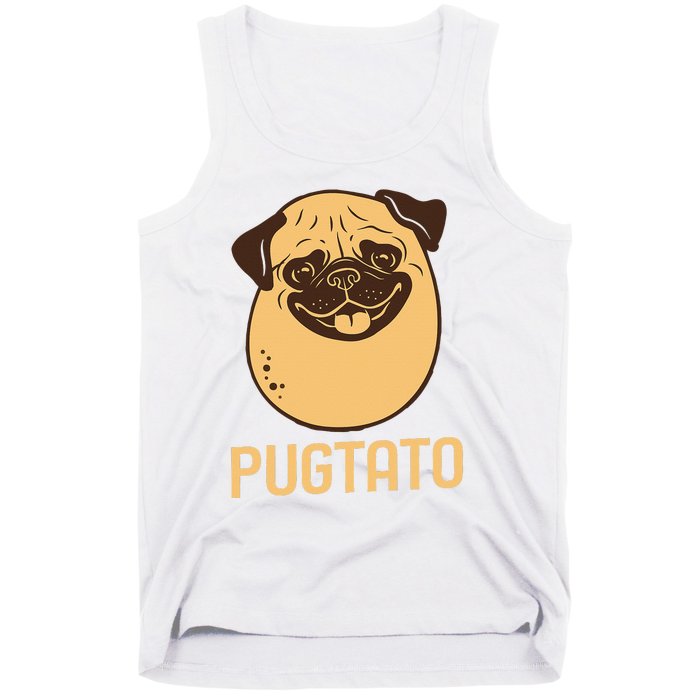 Funny Pug Dog Potato Cute Pugtato Dog Lovers Best Gift Tank Top