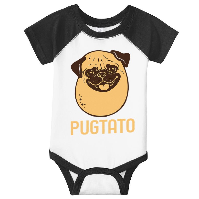 Funny Pug Dog Potato Cute Pugtato Dog Lovers Best Gift Infant Baby Jersey Bodysuit
