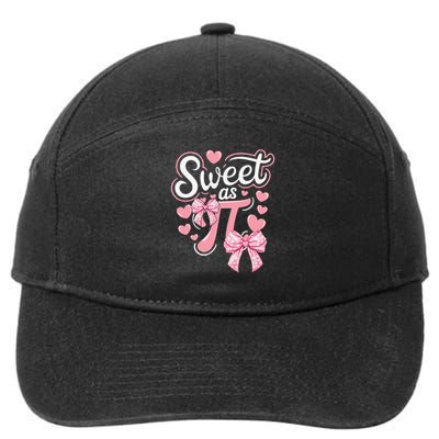 Funny Pi Day Coquette Pi Math for Pi Day 3 7-Panel Snapback Hat