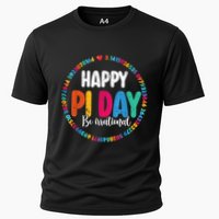 Funny Pi Day Be Irrational Spiral Pi Math For Pi Day 3.14 Performance Shirt