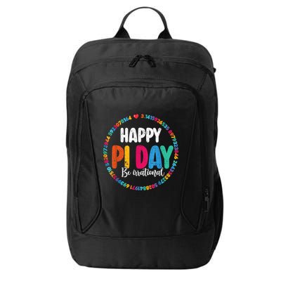 Funny Pi Day Be Irrational Spiral Pi Math For Pi Day 3.14 City Backpack