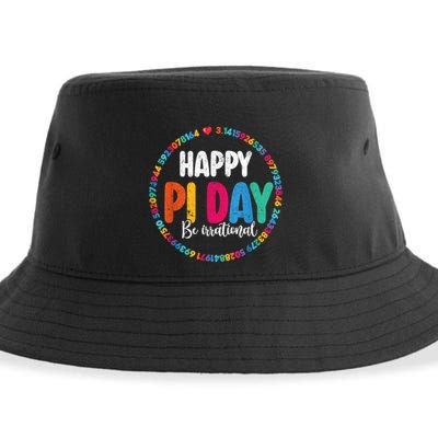 Funny Pi Day Be Irrational Spiral Pi Math For Pi Day 3.14 Sustainable Bucket Hat