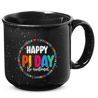 Funny Pi Day Be Irrational Spiral Pi Math For Pi Day 3.14 15oz Campfire Ceramic Mug