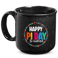 Funny Pi Day Be Irrational Spiral Pi Math For Pi Day 3.14 15oz Campfire Ceramic Mug