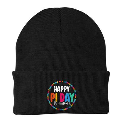 Funny Pi Day Be Irrational Spiral Pi Math For Pi Day 3.14 Beanie
