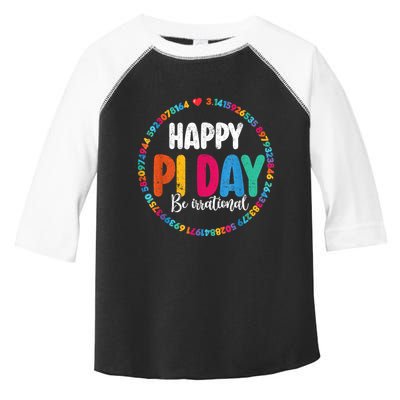 Funny Pi Day Be Irrational Spiral Pi Math For Pi Day 3.14 Toddler Fine Jersey T-Shirt