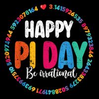 Funny Pi Day Be Irrational Spiral Pi Math For Pi Day 3.14 Cropped Pullover Crew