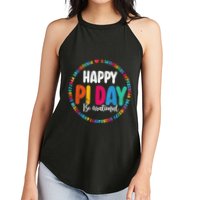 Funny Pi Day Be Irrational Spiral Pi Math For Pi Day 3.14 Women's Perfect Tri Rocker Tank