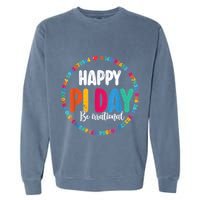 Funny Pi Day Be Irrational Spiral Pi Math For Pi Day 3.14 Garment-Dyed Sweatshirt