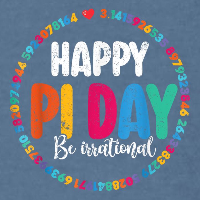 Funny Pi Day Be Irrational Spiral Pi Math For Pi Day 3.14 Garment-Dyed Sweatshirt