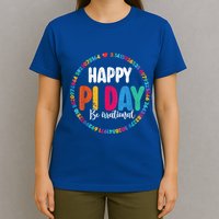 Funny Pi Day Be Irrational Spiral Pi Math For Pi Day 3.14 T-Shirt