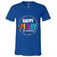 Funny Pi Day Be Irrational Spiral Pi Math For Pi Day 3.14 V-Neck T-Shirt