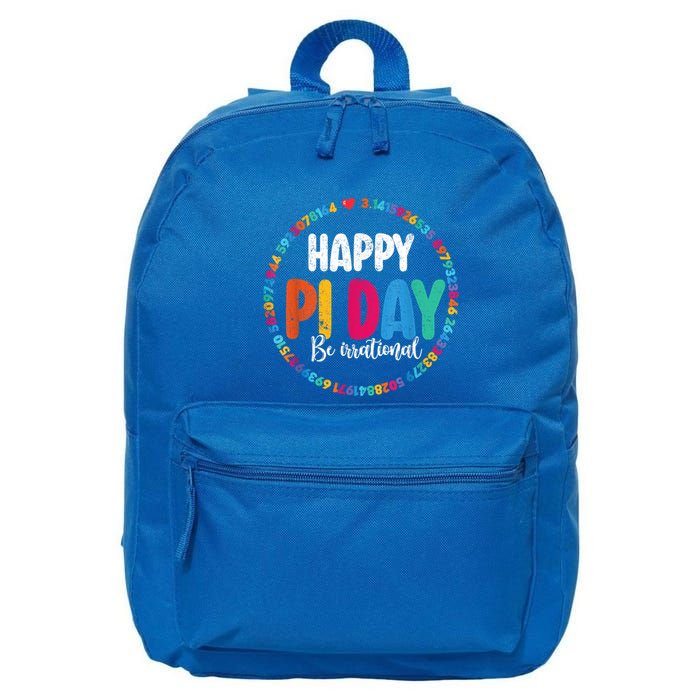 Funny Pi Day Be Irrational Spiral Pi Math For Pi Day 3.14 16 in Basic Backpack