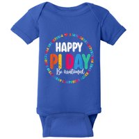 Funny Pi Day Be Irrational Spiral Pi Math For Pi Day 3.14 Baby Bodysuit