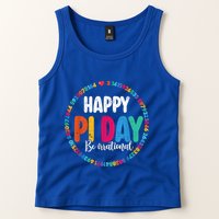 Funny Pi Day Be Irrational Spiral Pi Math For Pi Day 3.14 Tank Top