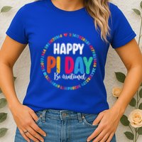 Funny Pi Day Be Irrational Spiral Pi Math For Pi Day 3.14 Womens T-Shirt