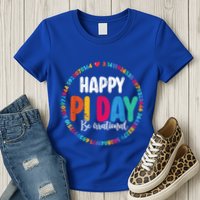Funny Pi Day Be Irrational Spiral Pi Math For Pi Day 3.14 Womens T-Shirt
