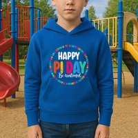 Funny Pi Day Be Irrational Spiral Pi Math For Pi Day 3.14 Kids Hoodie