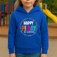Funny Pi Day Be Irrational Spiral Pi Math For Pi Day 3.14 Kids Hoodie