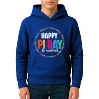 Funny Pi Day Be Irrational Spiral Pi Math For Pi Day 3.14 Kids Hoodie