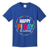 Funny Pi Day Be Irrational Spiral Pi Math For Pi Day 3.14 Kids T-Shirt