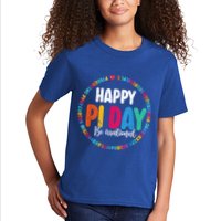 Funny Pi Day Be Irrational Spiral Pi Math For Pi Day 3.14 Kids T-Shirt