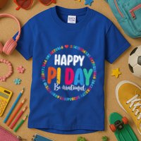Funny Pi Day Be Irrational Spiral Pi Math For Pi Day 3.14 Kids T-Shirt