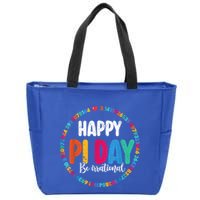 Funny Pi Day Be Irrational Spiral Pi Math For Pi Day 3.14 Zip Tote Bag