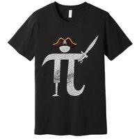 Funny Pi Day Pi Rate Science & Math Teacher Happy Pi Day Premium T-Shirt