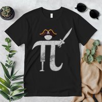 Funny Pi Day Pi Rate Science & Math Teacher Happy Pi Day Premium T-Shirt