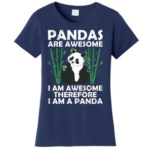 Funny Panda Design For Men Women Panda Bear Lover Women's T-Shirt