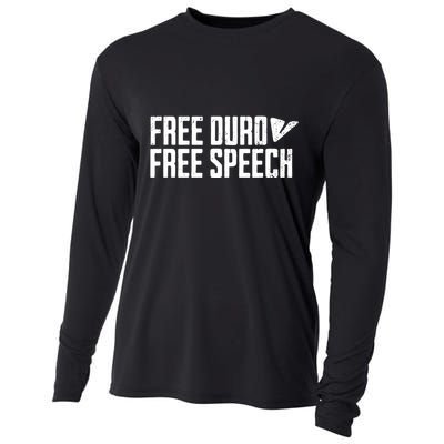 Free Pavel Durov Telegram Free Speech Cooling Performance Long Sleeve Crew