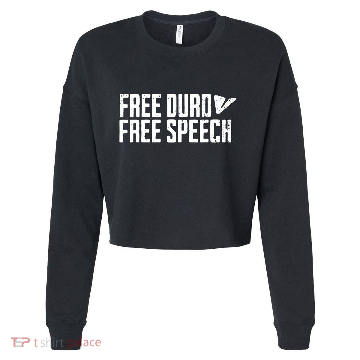 Free Pavel Durov Telegram Free Speech Cropped Pullover Crew