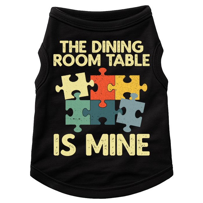 Funny Puzzle Design For Jigsaw Puzzle Lover Doggie Tank