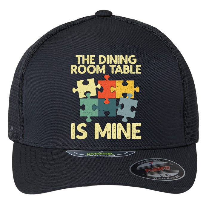 Funny Puzzle Design For Jigsaw Puzzle Lover Flexfit Unipanel Trucker Cap