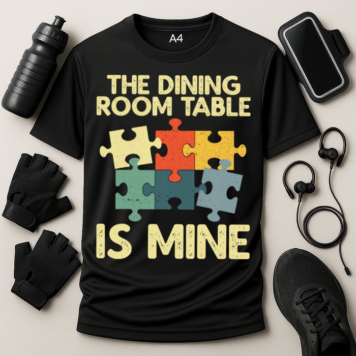 Funny Puzzle Design For Jigsaw Puzzle Lover Performance Shirt