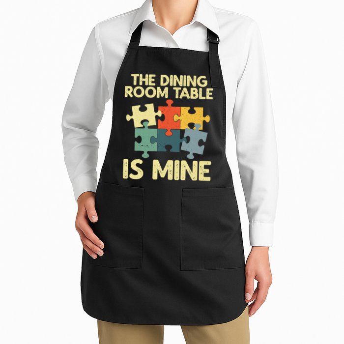 Funny Puzzle Design For Jigsaw Puzzle Lover Apron