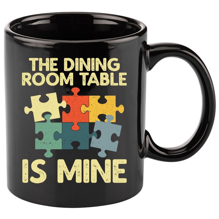 Funny Puzzle Design For Jigsaw Puzzle Lover 11oz C Handle Ceramic Mug