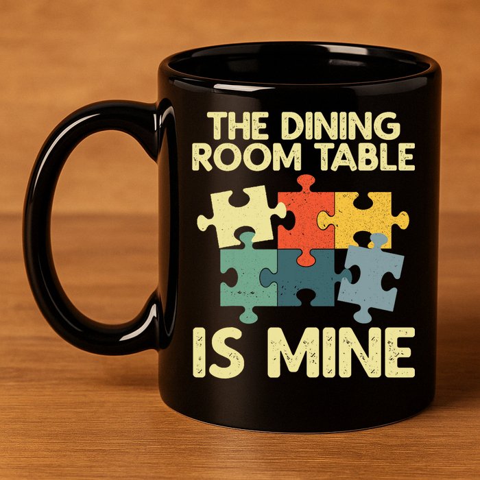 Funny Puzzle Design For Jigsaw Puzzle Lover 11oz C Handle Ceramic Mug