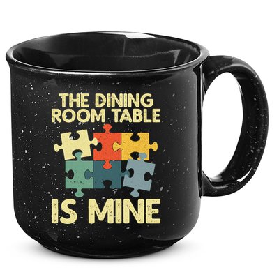 Funny Puzzle Design For Jigsaw Puzzle Lover 15oz Campfire Ceramic Mug