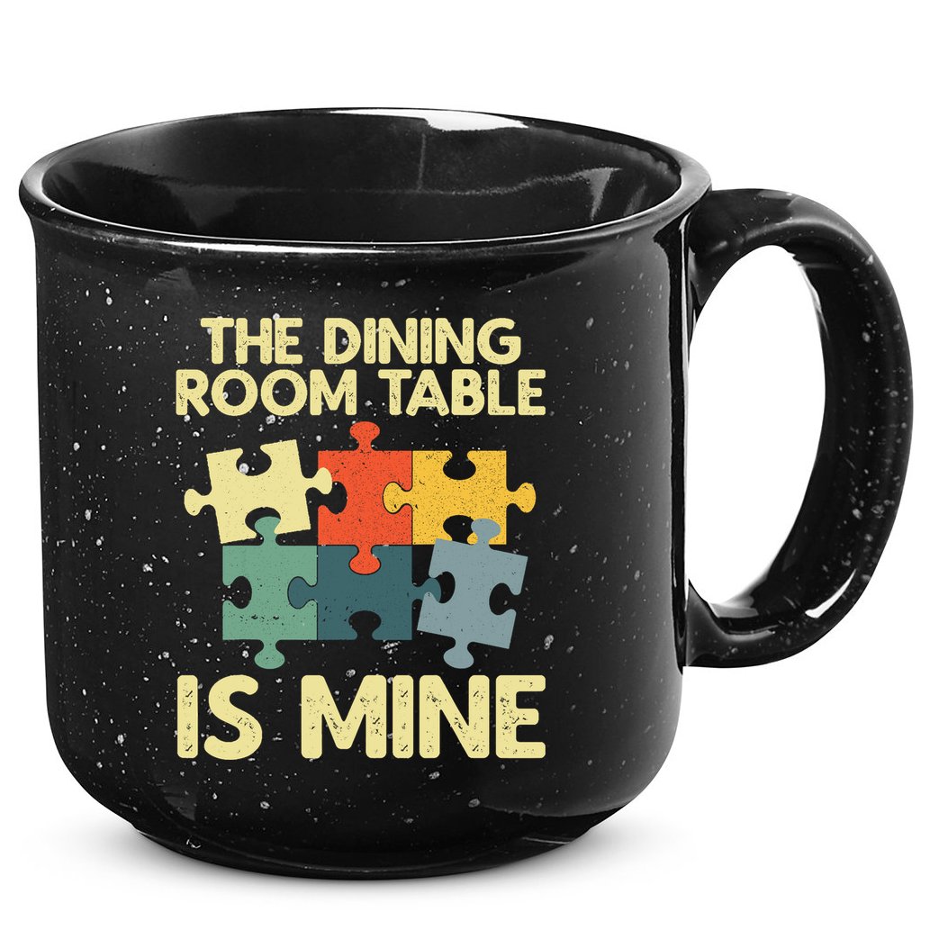 Funny Puzzle Design For Jigsaw Puzzle Lover 15oz Campfire Ceramic Mug