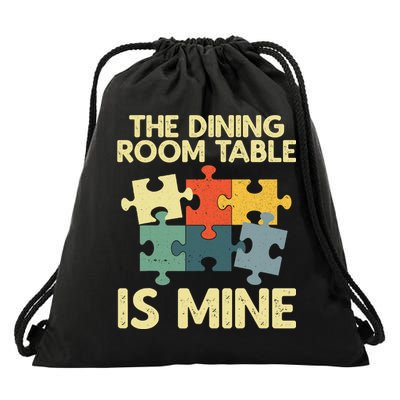 Funny Puzzle Design For Jigsaw Puzzle Lover Drawstring Bag