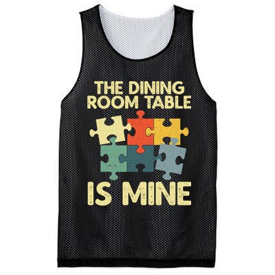 Funny Puzzle Design For Jigsaw Puzzle Lover Mesh Reversible Basketball Jersey Tank
