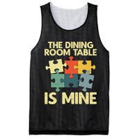 Funny Puzzle Design For Jigsaw Puzzle Lover Mesh Reversible Basketball Jersey Tank