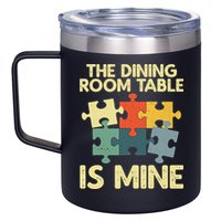 Funny Puzzle Design For Jigsaw Puzzle Lover 12oz Stainless Steel Coffee Mug