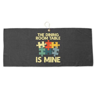 Funny Puzzle Design For Jigsaw Puzzle Lover Large Microfiber Waffle Golf Towel