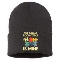Funny Puzzle Design For Jigsaw Puzzle Lover Sustainable Knit Beanie