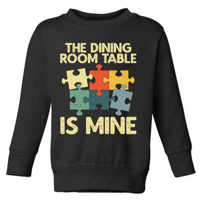 Funny Puzzle Design For Jigsaw Puzzle Lover Toddler Sweatshirt