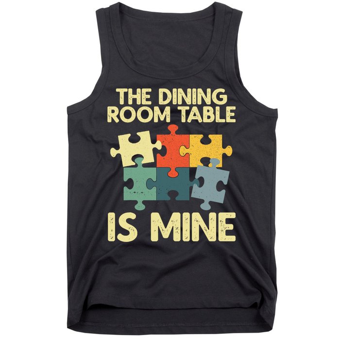 Funny Puzzle Design For Jigsaw Puzzle Lover Tank Top